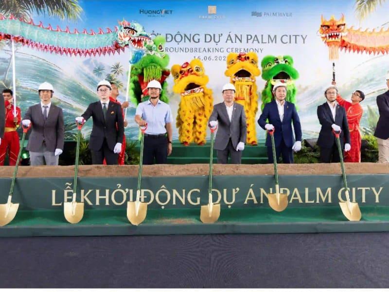Lễ khởi công dự án với đại diện chủ đầu tư và tổng thầu FECON
